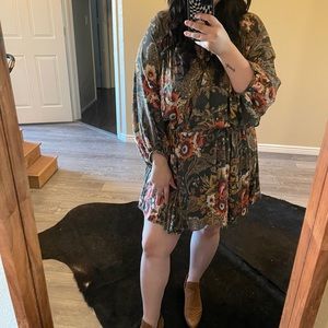 Free People Floaty Dolman Sleeve Dress